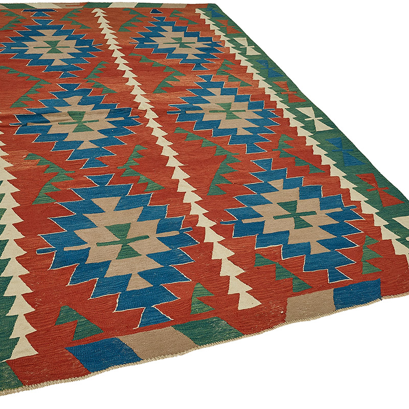 Turkish Handwoven Kilim Rug - K0092479