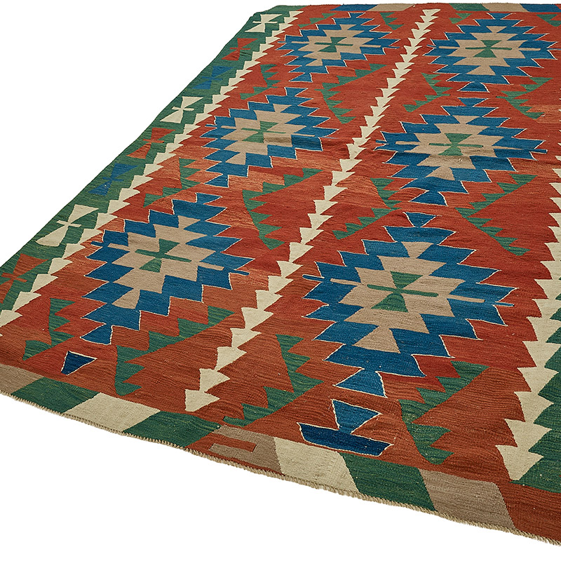 Turkish Handwoven Kilim Rug - K0092479