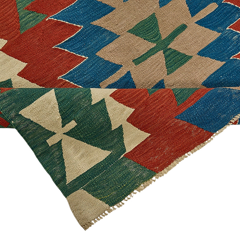 Turkish Handwoven Kilim Rug - K0092479