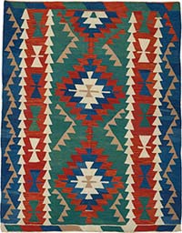 Turkish Handwoven Kilim Rug