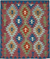 Turkish Handwoven Kilim Rug