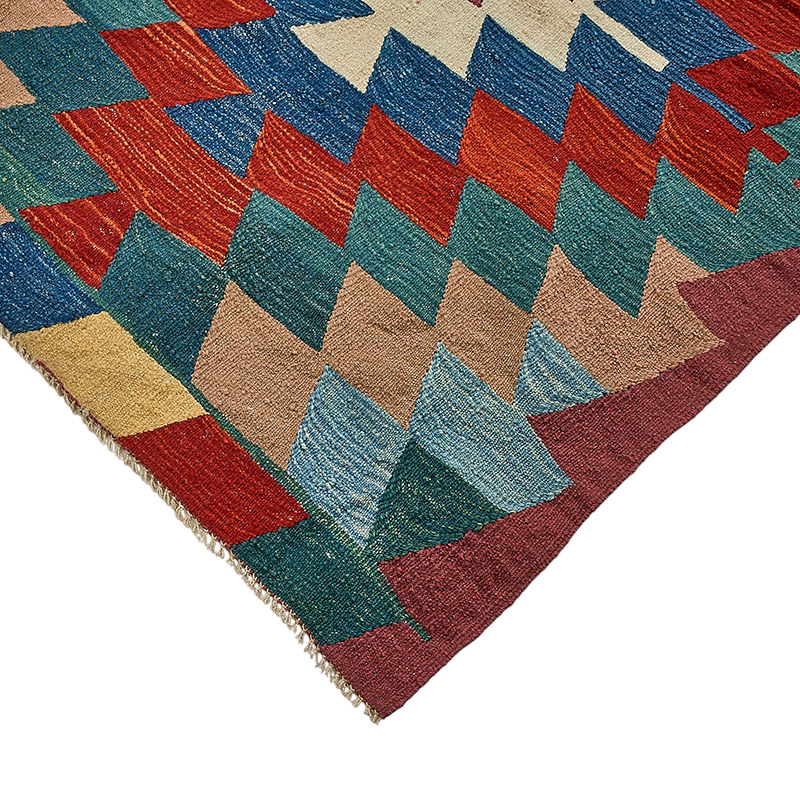 Alfombra Kilim Turca Tejida a Mano - K0092487