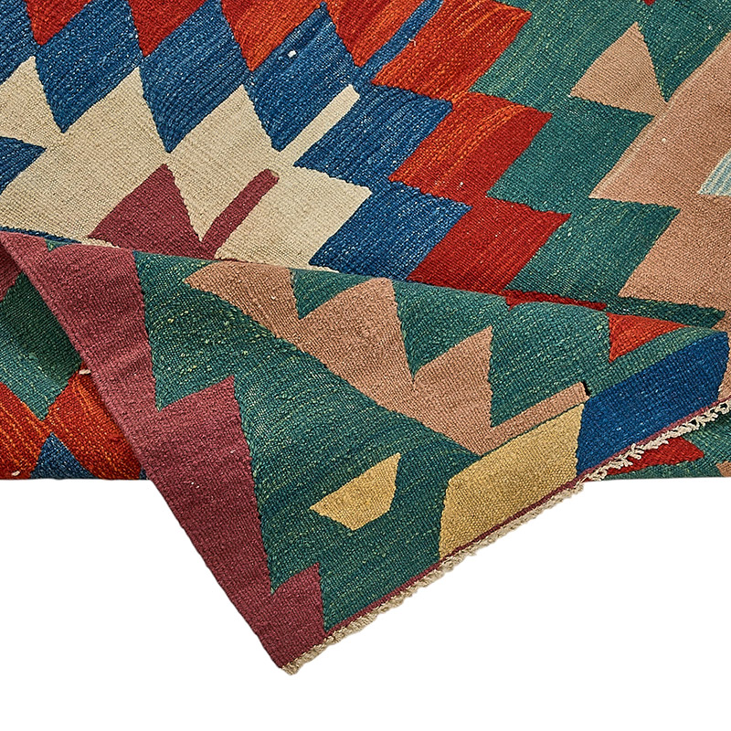 Alfombra Kilim Turca Tejida a Mano - K0092487