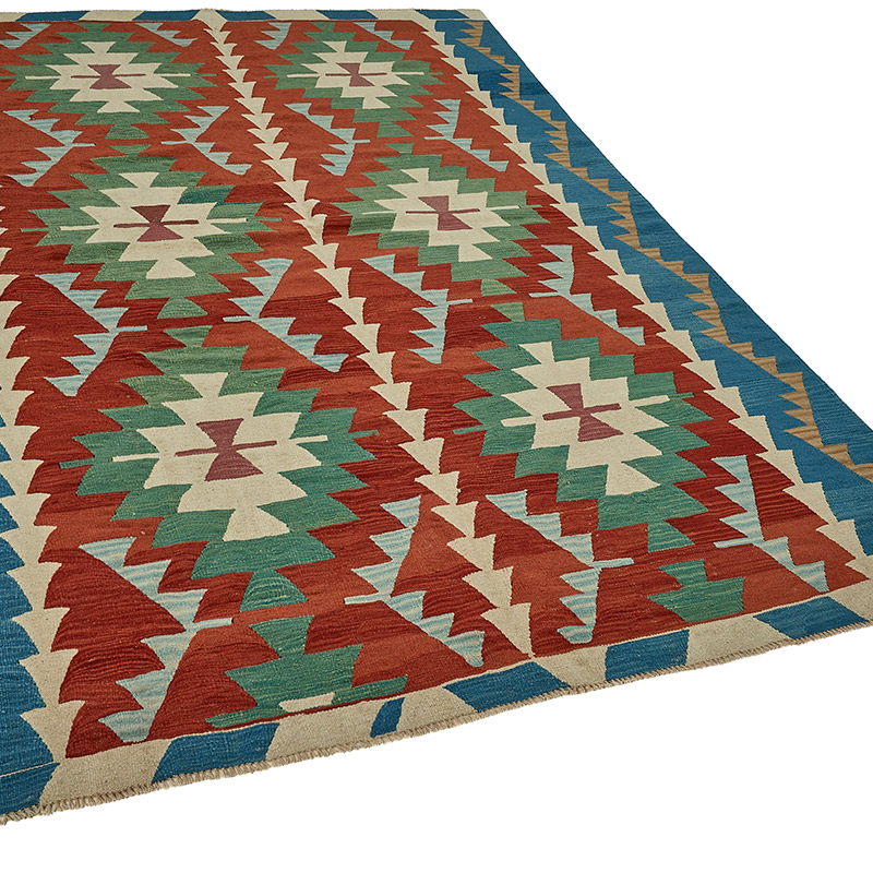 Turkish Handwoven Kilim Rug - K0092488