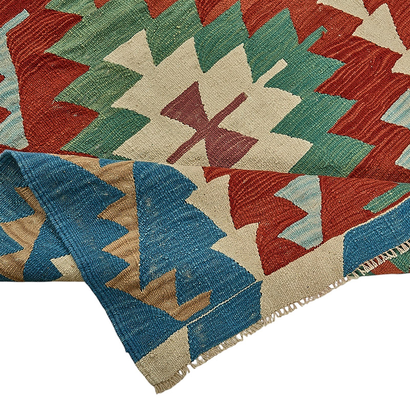 Turkish Handwoven Kilim Rug - K0092488