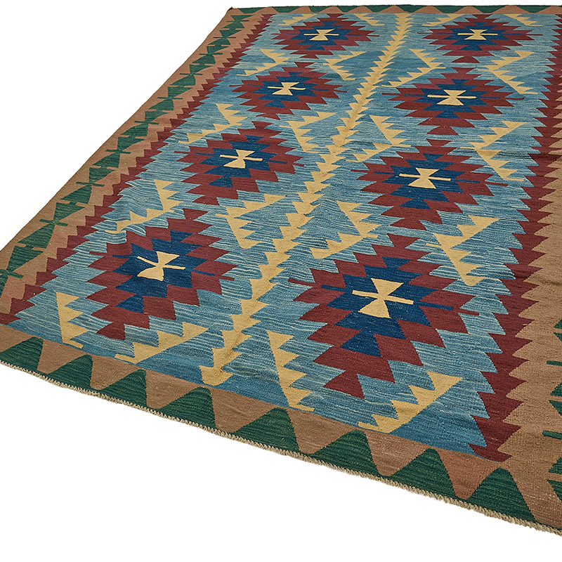 Turkish Handwoven Kilim Rug - K0092492