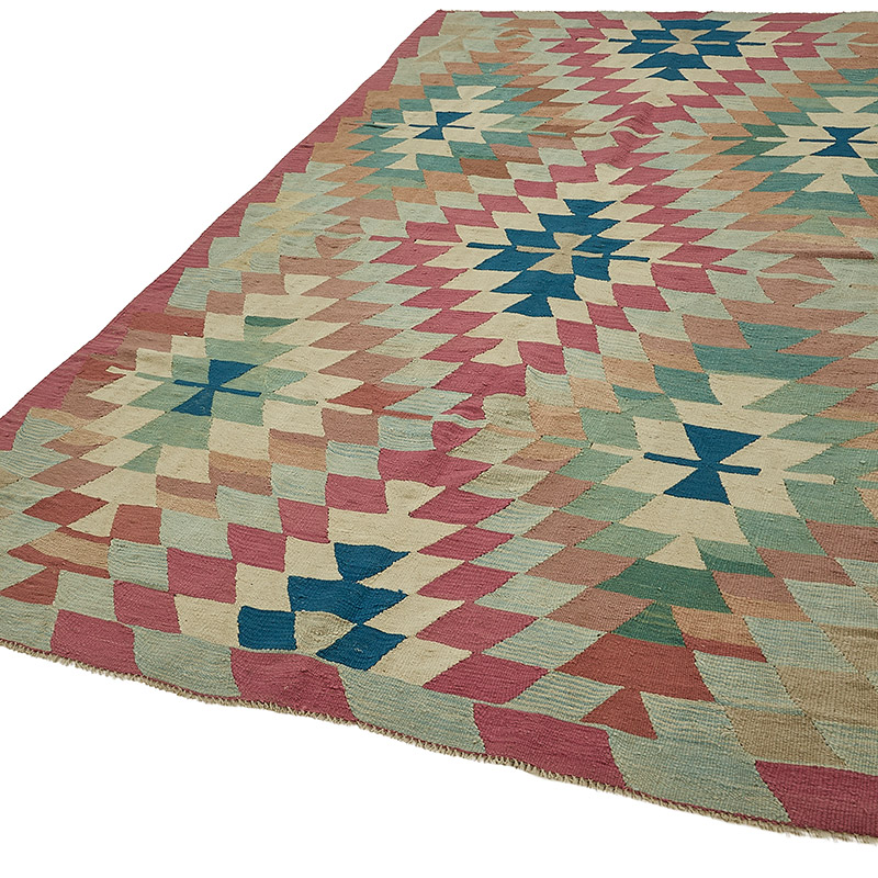 Turkish Handwoven Kilim Rug - K0092495