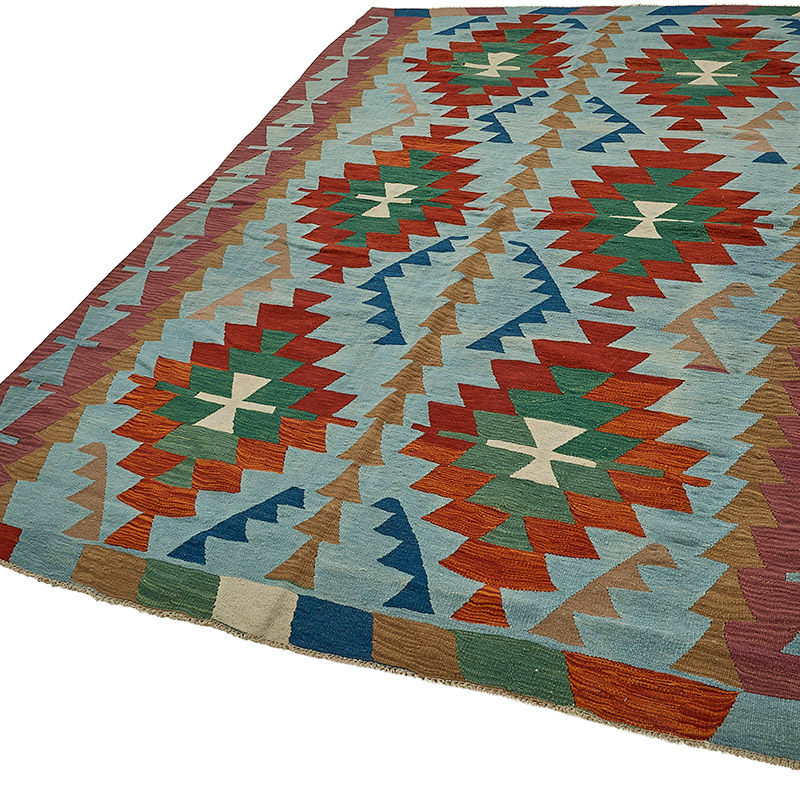Turkish Handwoven Kilim Rug - K0092496