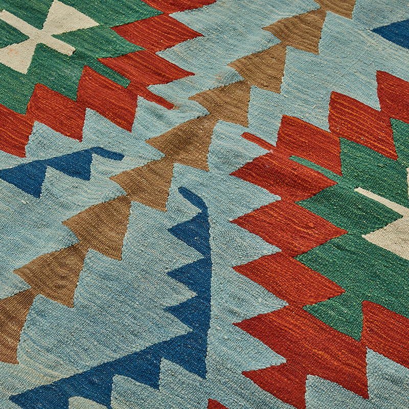 Turkish Handwoven Kilim Rug - K0092496