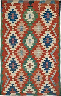 Turkish Handwoven Kilim Rug