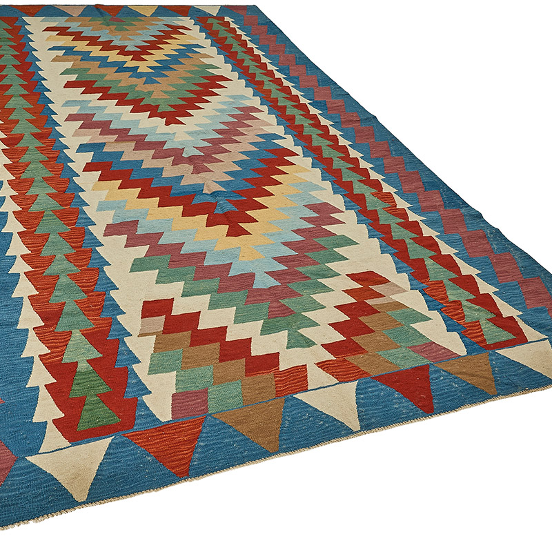 Alfombra Kilim Turca Tejida a Mano - K0092500