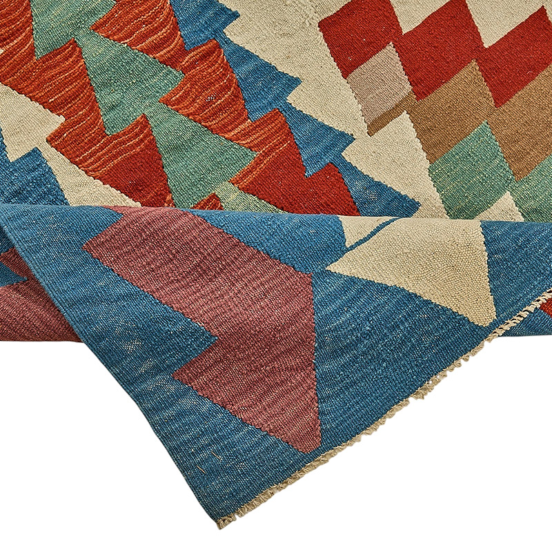 Alfombra Kilim Turca Tejida a Mano - K0092500