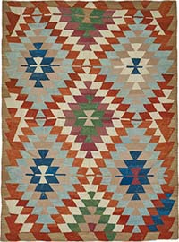 Turkish Handwoven Kilim Rug