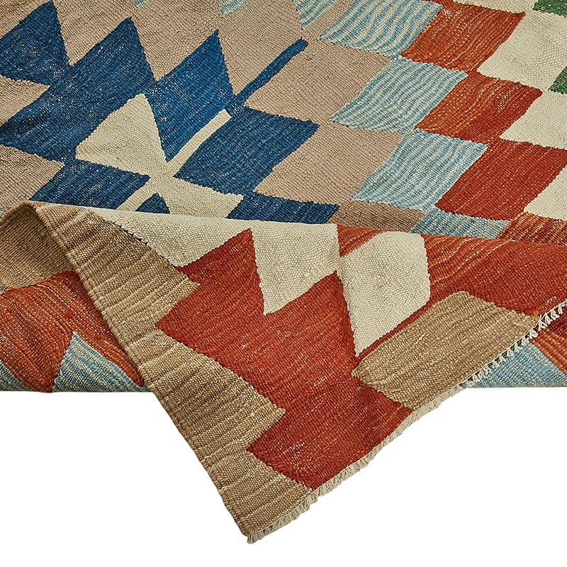 Turkish Handwoven Kilim Rug - K0092501