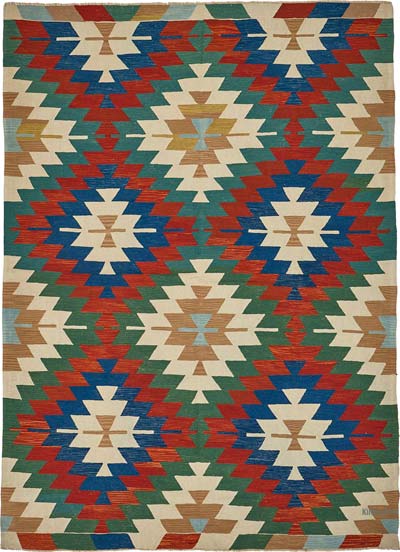 Turkish Handwoven Kilim Rug