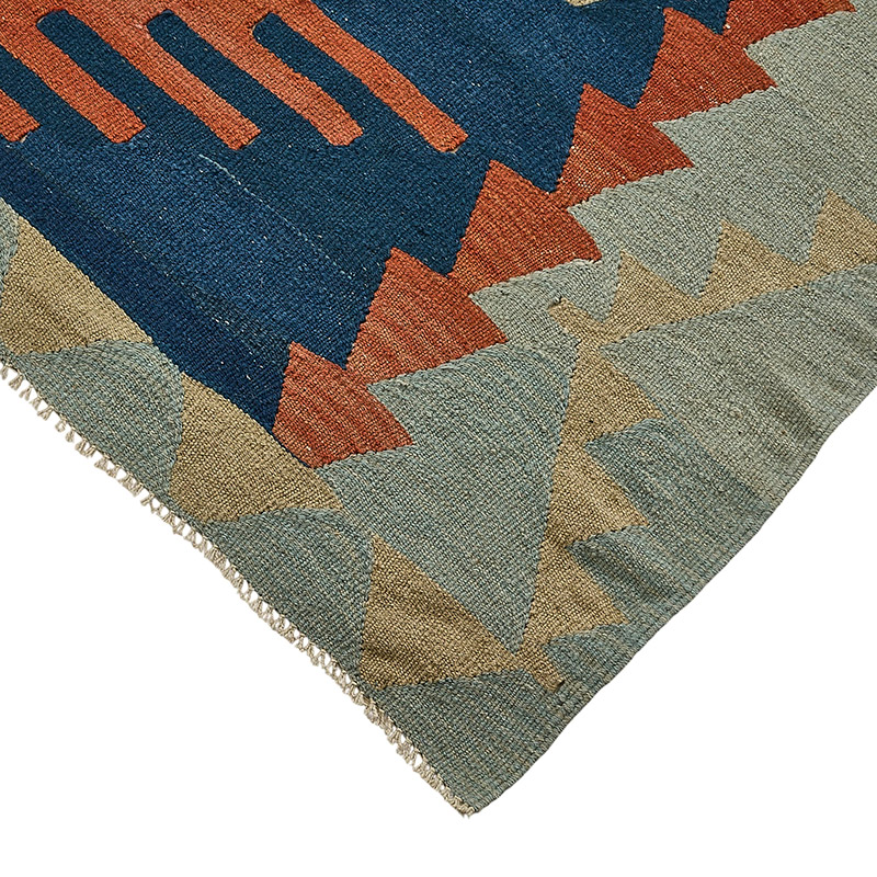 Turkish Handwoven Kilim Rug - K0092506