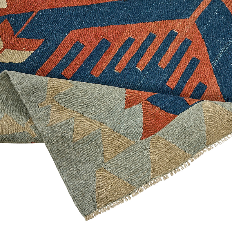 Turkish Handwoven Kilim Rug - K0092506