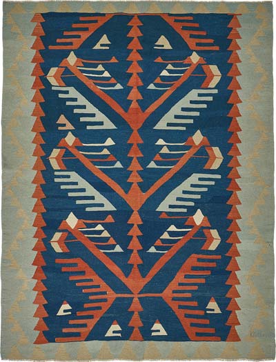 Turkish Handwoven Kilim Rug