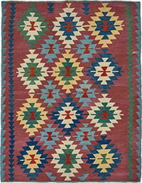 Turkish Handwoven Kilim Rug