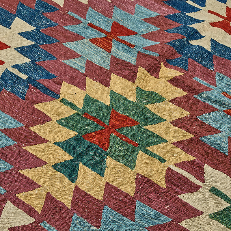Turkish Handwoven Kilim Rug - K0092507