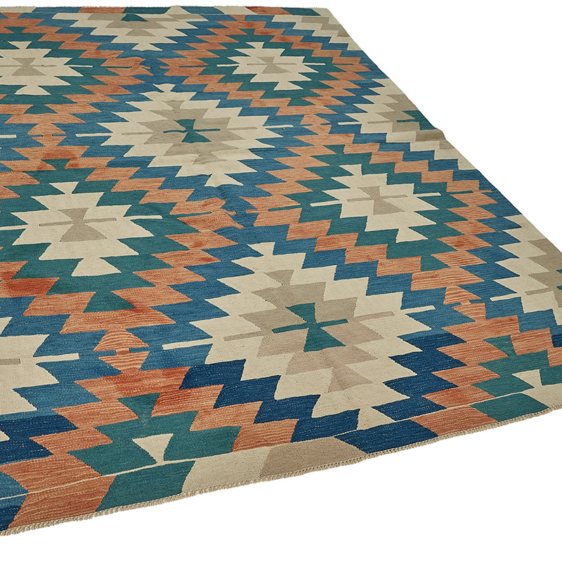 Turkish Handwoven Kilim Rug - K0092509