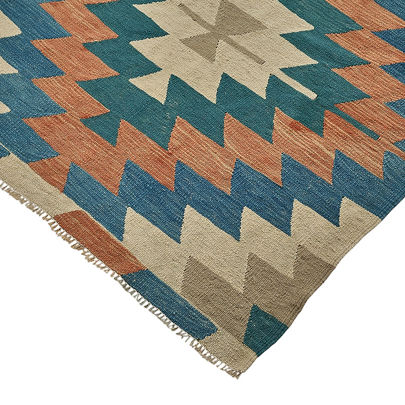 Turkish Handwoven Kilim Rug - K0092509