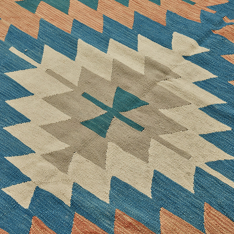 Turkish Handwoven Kilim Rug - K0092509