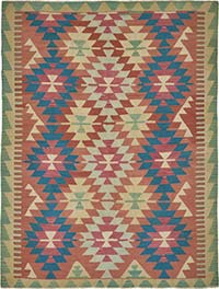 Turkish Handwoven Kilim Rug