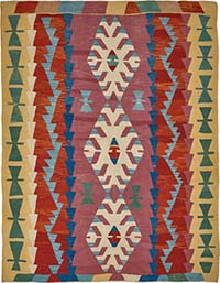 Turkish Handwoven Kilim Rug