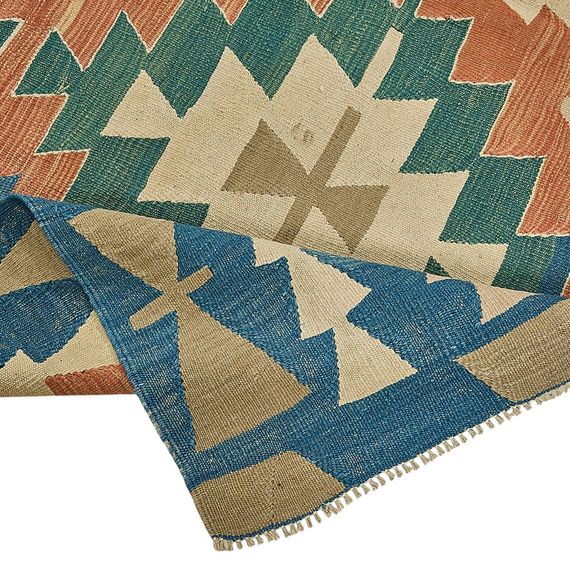 Turkish Handwoven Kilim Rug - K0092514