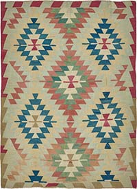 Turkish Handwoven Kilim Rug