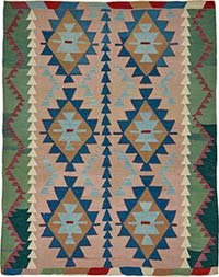 Turkish Handwoven Kilim Rug