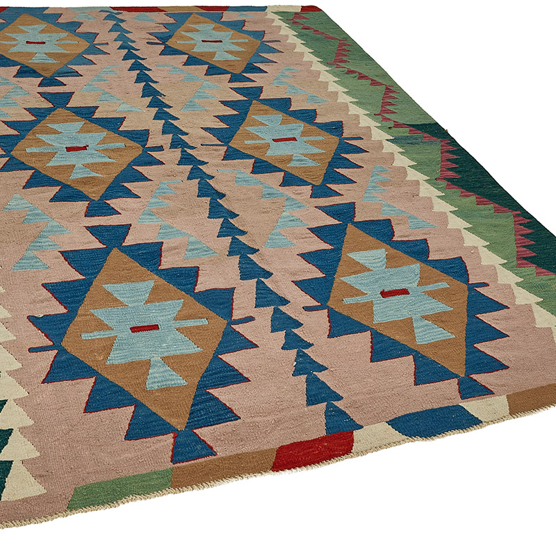 Turkish Handwoven Kilim Rug - K0092517