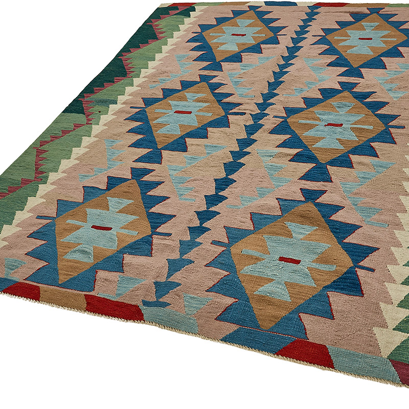 Turkish Handwoven Kilim Rug - K0092517