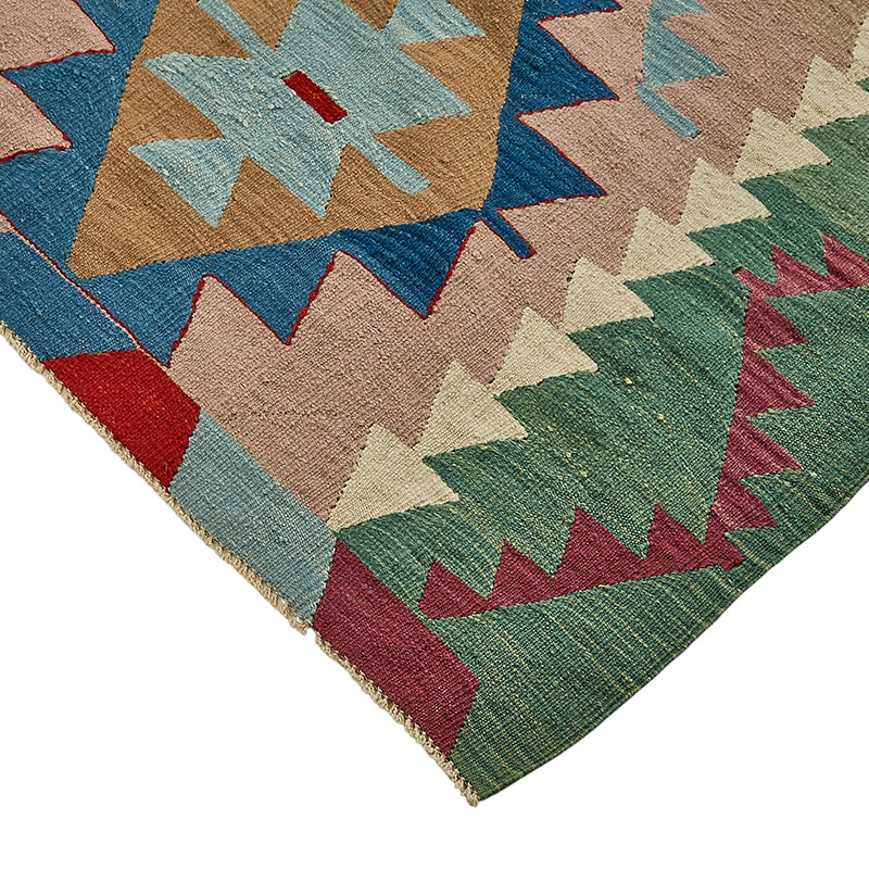 Turkish Handwoven Kilim Rug - K0092517