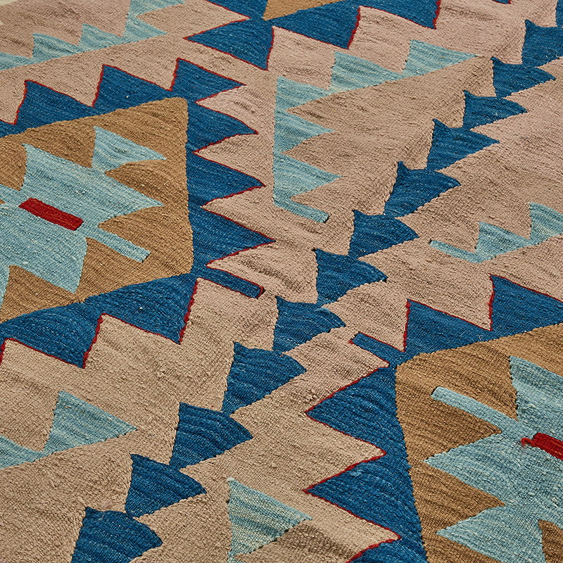 Turkish Handwoven Kilim Rug - K0092517