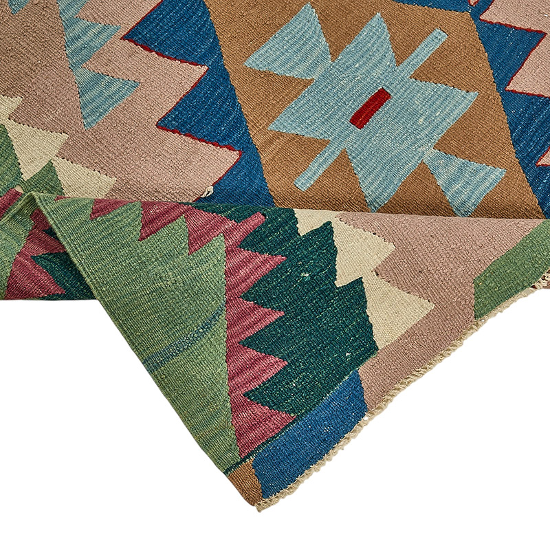 Turkish Handwoven Kilim Rug - K0092517