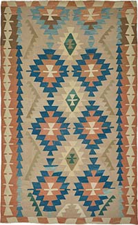 Turkish Handwoven Kilim Rug