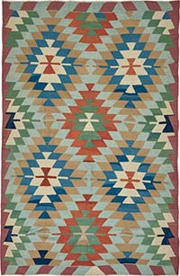 Turkish Handwoven Kilim Rug