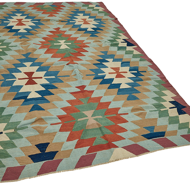 Turkish Handwoven Kilim Rug - K0092521