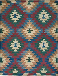 Turkish Handwoven Kilim Rug