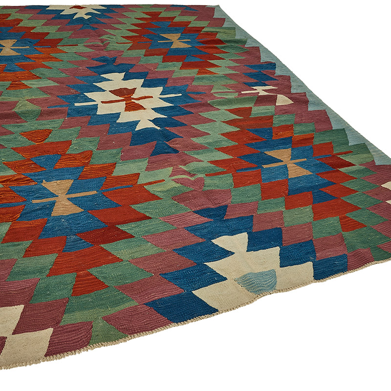 Turkish Handwoven Kilim Rug - K0092528