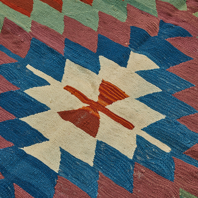 Turkish Handwoven Kilim Rug - K0092528