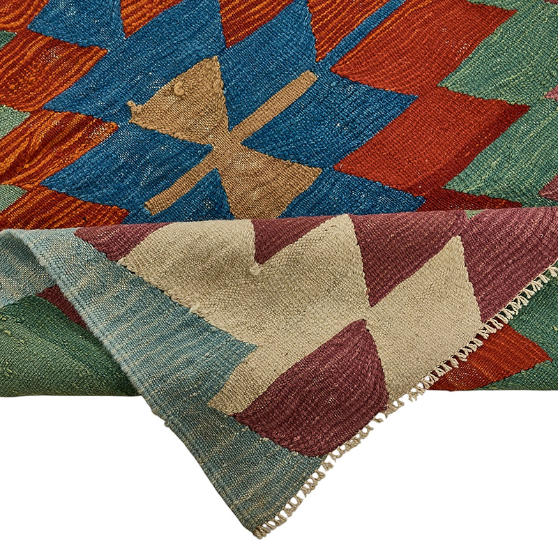 Turkish Handwoven Kilim Rug - K0092528