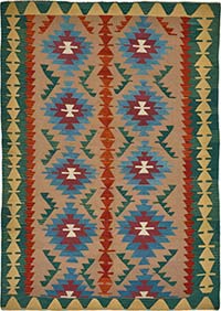 Turkish Handwoven Kilim Rug