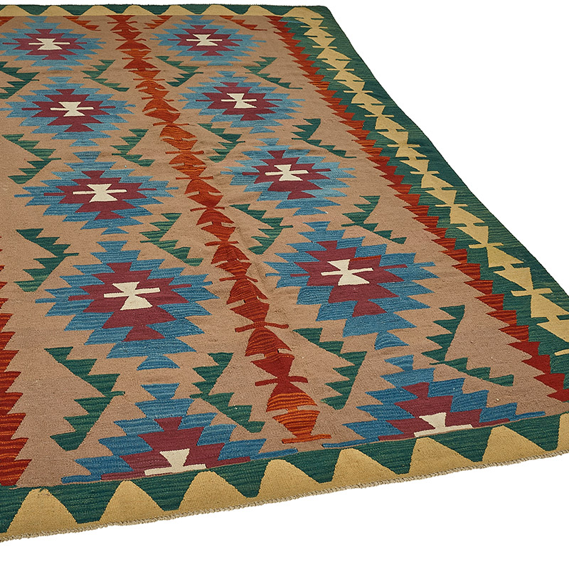 Turkish Handwoven Kilim Rug - K0092531