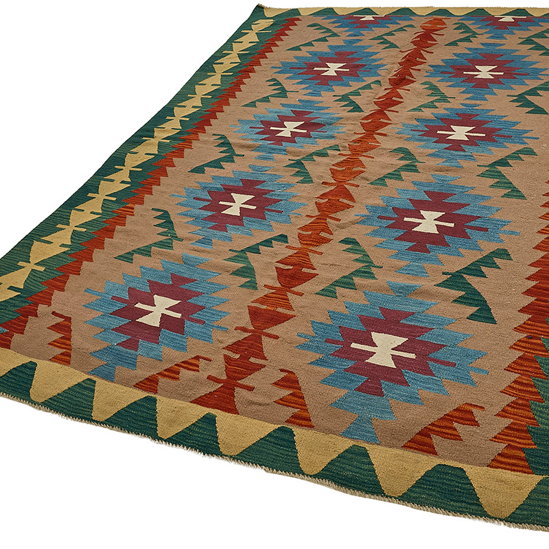 Turkish Handwoven Kilim Rug - K0092531