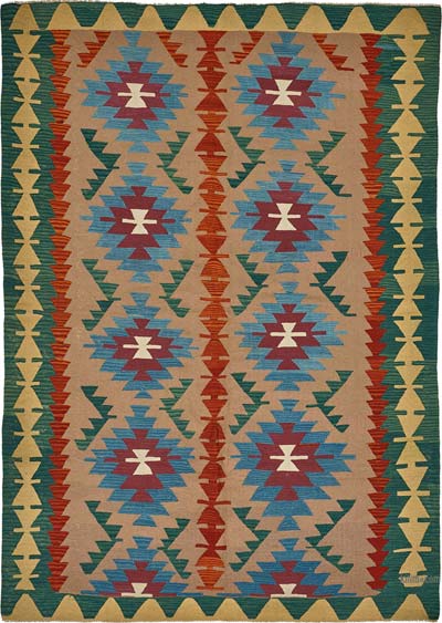 Turkish Handwoven Kilim Rug