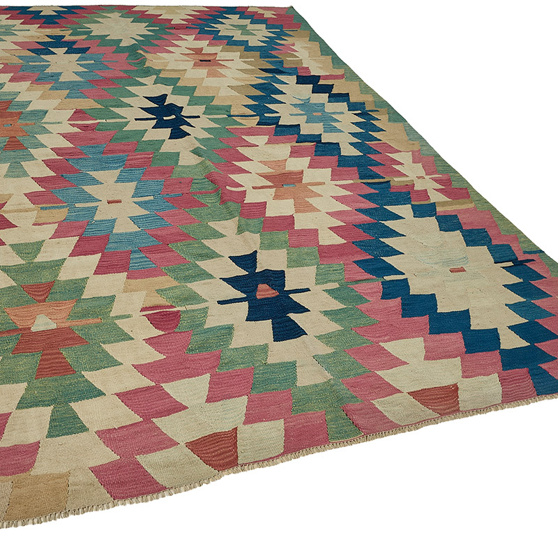 Turkish Handwoven Kilim Rug - K0092534