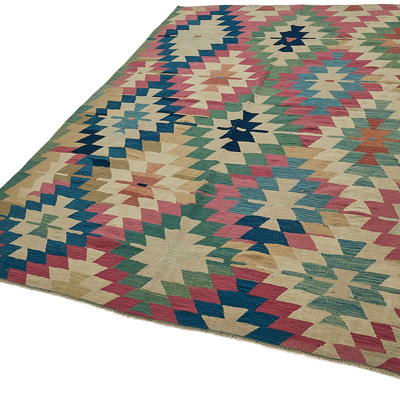 Turkish Handwoven Kilim Rug - K0092534